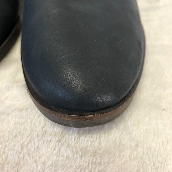 Lucky Brand Navy Cahill Leather Loafer Flat Slip On Dress Shoe Size 8.5 - Picture 4 of 14